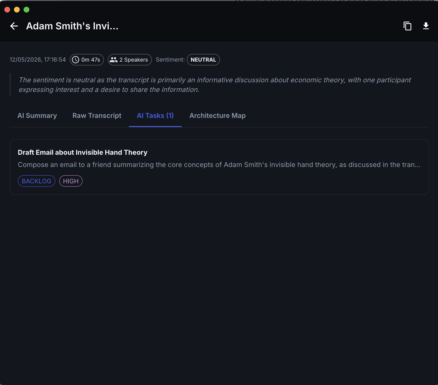 Generated Tasks
